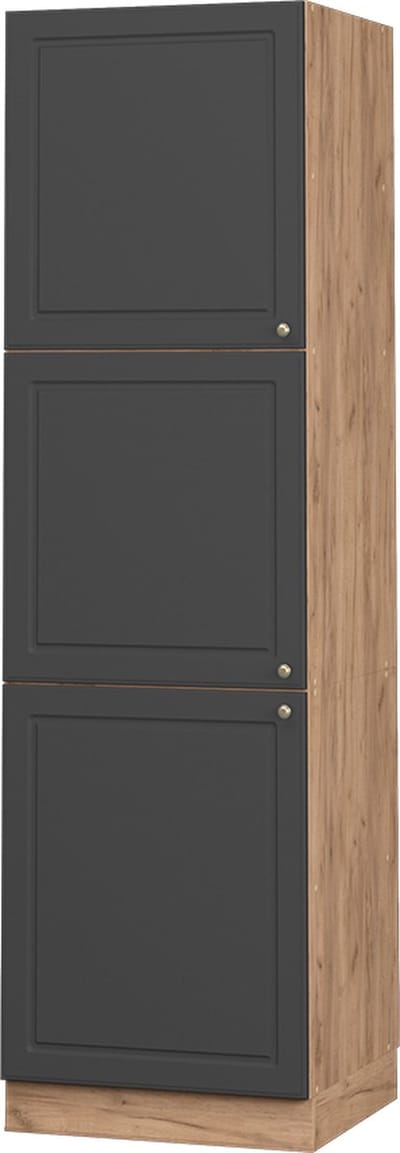 Vicco Hoge kast Fame-Line, Anthrazit-Gold landelijk/Goudkleurig Eiken, 60 cm