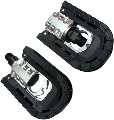 Opvouwbare Fietspedalen - Racefiets Onderdelen - Veilig Fietsen - Antislip Grip - 10 cm - Zwart