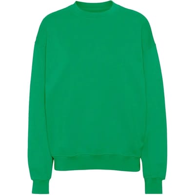 Sweatshirt ronde hals Colorful Standard Organic oversized kelly green