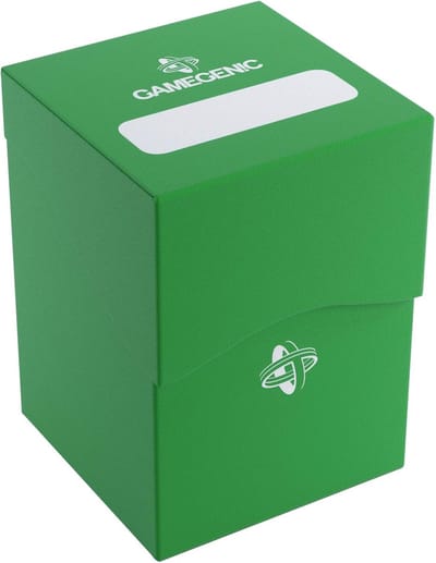 Kaart Doos - Deck Box - Kaarten Opbergen - Zelfborgende Klep - 100+ Kaarten - Groen