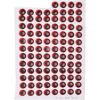 100 stuks 10mm Kunstmatige Visogen Visogen Sticker Visaccessoires Tackle Vislokmiddel