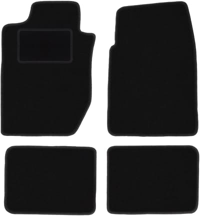 Zwarte velours vloermatten voor: Dodge Durango I SUV (1997-2003)