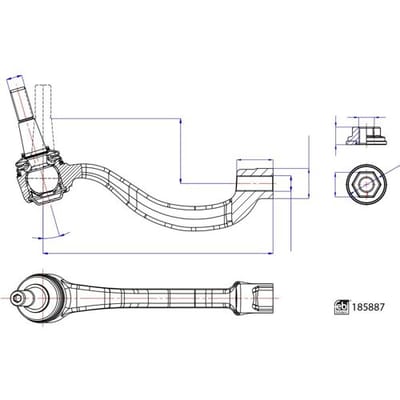 Disselstanguiteinde FEBI BILSTEIN 185887