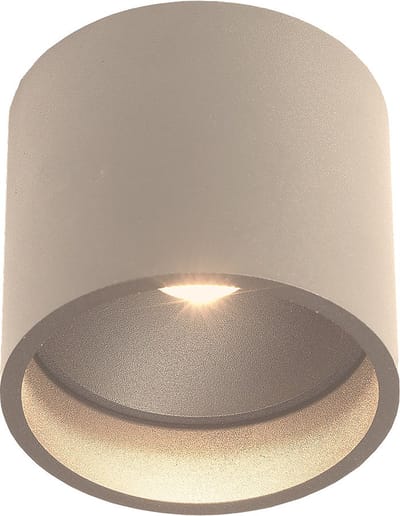 Artdelight - Plafondlamp Orleans Ø 11 cm H 10 cm champagne