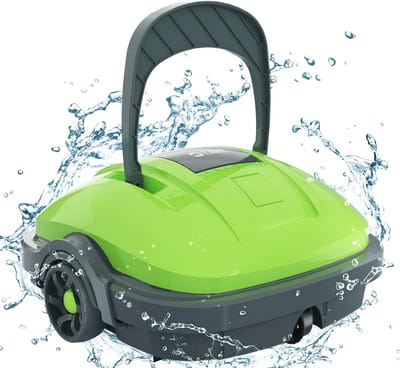 Zwembadrobot met dubbele motor en sterke zuigkracht - Automatische zwembadreiniger tot 50 m²