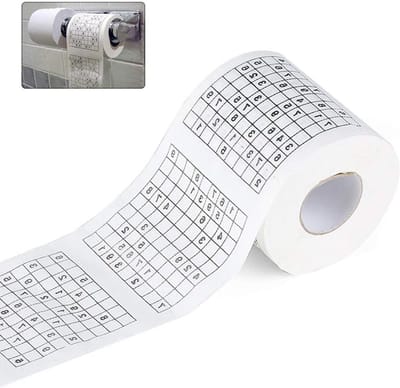 Verkrijgbaar: Gedrukt Sudoku Toiletpapier - Leuk Spel voor Vermaak, Praktisch en Handig in Huis