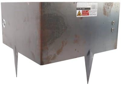 Talen Tools - Hoekborderrand - Cortenstaal - Koppelbaar - 30 x 30 x 16 cm