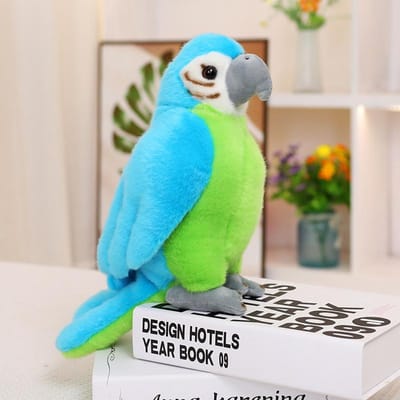 25cm Schattige Cartoon Vogel Simulatie Kleurrijke Papegaai Pluche Speelgoed Huisdecoratie Gevulde Poppen Zachte Dierlijke Poppen Cadeau Voor Jongens En Meisjes about 25cm