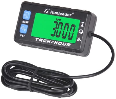 Digitale Toerentalmeter voor Kleine Motoren met Groot LCD-Display en Toerentalwaarschuwing