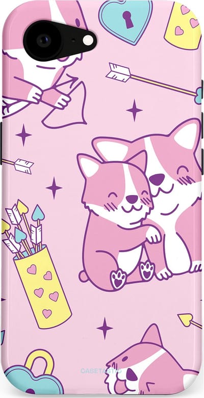 Casetastic Hoesje Geschikt voor Apple iPhone 16e Magsafe - Stijlvolle Beschermende Duo-layer Case - Cupi Cori