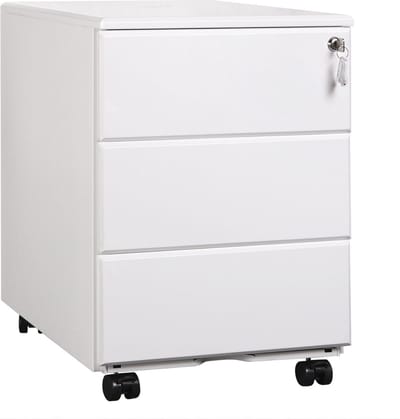 Bolt Edge Luxe Archiefkast - Zwart - Dossierkast met Slot - Bureaukast - 39x52.4x54 cm