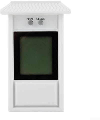 Digitale Thermometer - Max Min Meter - Binnen en Buiten - Dakbescherming Ontwerp - 14 x 9 x 4 cm