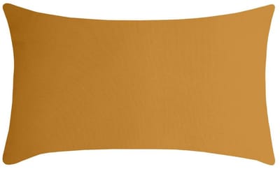 Stof Textile sierkussen Nelson - okergeel - 30 x 50 cm - bank kussens - zitkussens - binnen/buiten - polyester