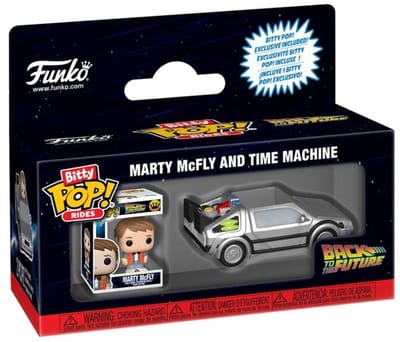 Back To The Future Time Machine (Bitty Pop! Ride) Vinyl Figur Funko Pop! standaard Unisex