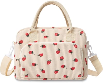 GELLDG Lunchtassen - Geïsoleerde Koeltas - 29.0x17.0x22.8cm - Groot Volumen met Verstelbare Schouderriem, Langdurige Koeling en Meerdere Vakken - Geschikt voor Werk Picknick en Onderweg