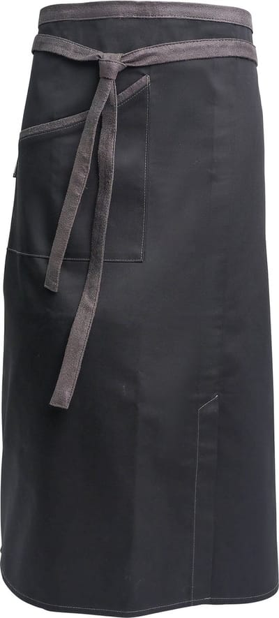 Pavelinni | San Sebastian | Lange Horeca Schort | Keukenschort | Horeca Schort | Zwart