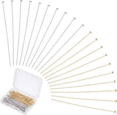 200 Stuks 50mm 304 RVS Oorbellen Onderdelen in Goud/Zilver voor Sieraden Maken, Earring Findings en Hangertjes