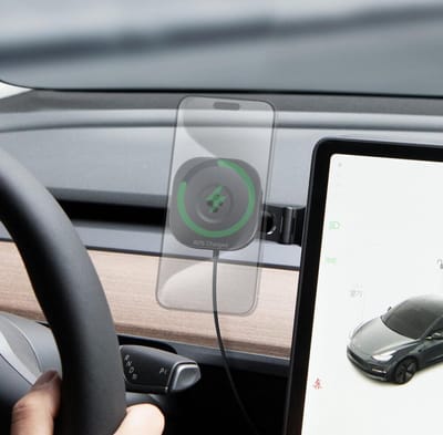 Spigen Tesla OneTap Pro 3 Wireless Car Charger - Screen Mount