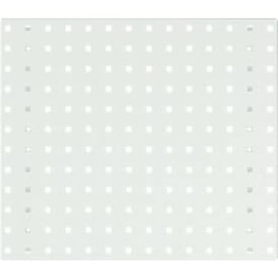 Bodempaneel Perfo 525, gatgrootte 9,2 x 9,2 mm, B 525 x D 13 x H 457 mm, gepoedercoat plaatstaal, lichtgrijs RAL 7035