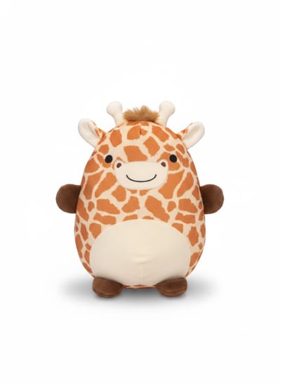 Hondenknuffel voor Puppy's en Volwassen Honden - Zacht Pluche Hondenspeelgoed met Piep - Ideaal Speelmaatje tegen Verveling en Angst - Duurzaam en Veilig Kauwspeelgoed voor de Hond - Vorm van een Giraffe - animalking Hondenknuffel - Giraffe