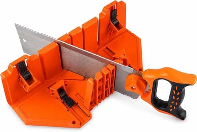 Mitre box 14 inch - kunststof met zaag - multi-hoek snedes - ideaal voor houtbewerking - ShopVlot
