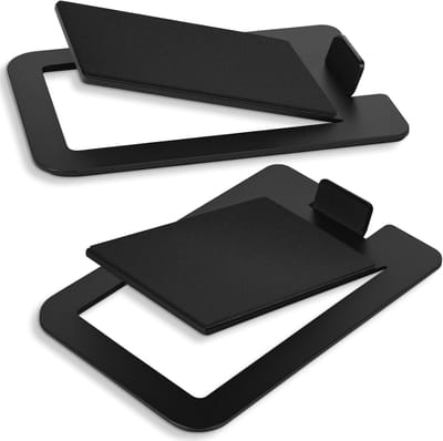 Speaker Stand Desktop - 16° Tilt Angle - Set of 2 - Stabiele Speaker Stand voor PC Speakers en Soundbars - 10 kg Laadcapaciteit