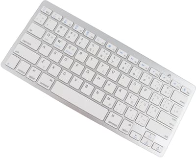 aladdien - Bluetooth-toetsenbord - Draadloos toetsenbord - Ultraslank ontwerp - Draagbaar formaat - Stil toetsenbord - Geschikt voor Android