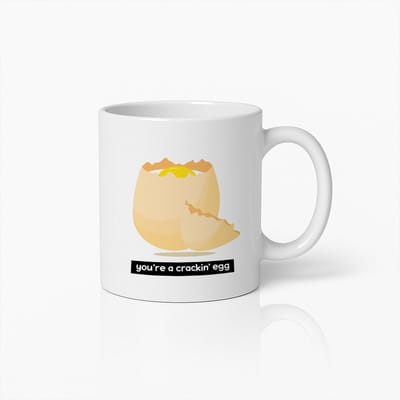 Je Bent Een Geweldig Ei Mok 330ml | Grappige Koffiebeker Cadeau voor Vrienden, Familie & Ontbijtliefhebbers