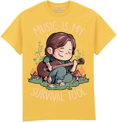 Music Is My Survival Tool The Coloured House T-shirt XL