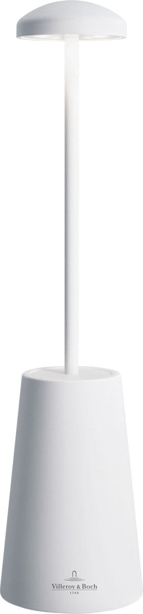 Villeroy & Boch tafellamp Siena |Wit | Oplaadbaar | Spatwaterdicht