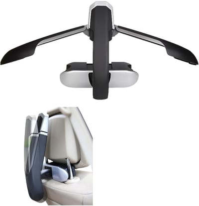 Auto Jas Hanger, Auto Hanger, Auto Achterbank Hoofdsteun Hanger voor Jas, Jas, Pak, Kleding, Opvouwbare Kledinghanger Universele Jas Houder Reis Voertuig Achterbank Accessoires