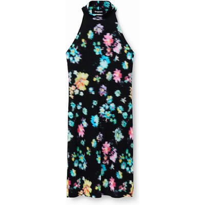 Korte jurk met halternek voor dames Desigual