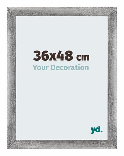 Your Decoration - Puzzellijst 36x48 cm - Grijs Geveegd - Puzzellijst 500-1000 stukjes - MDF Fotolijst - Mura