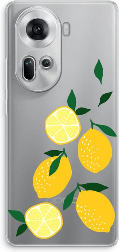 Case Company® - Hoesje geschikt voor Oppo Reno 11 hoesje - You're my lemon - Soft Cover Telefoonhoesje - Bescherming aan alle Kanten en Schermrand