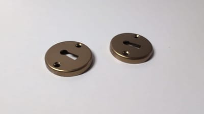 Meestersmid sleutelplaat aluminium/brons