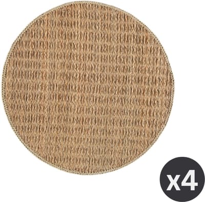 Placemat CALLIA, dia 38 cm rond, natural