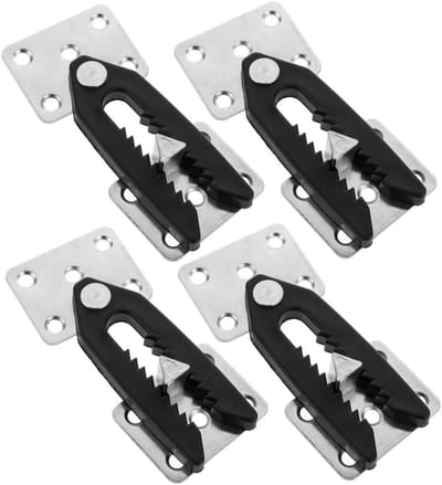 Bankverbinders 4 Stuks - Meubelconnectoren - Bank Stabiliseren - Stevige Ijzeren Plaat - 13.5x5.5x1.8CM - Multicolor