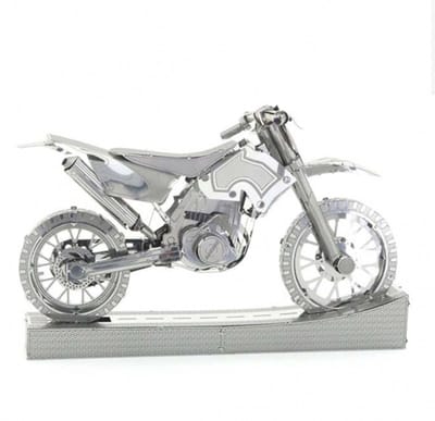 De Bouwplaats Bouwpakket Miniatuur Motor Crossmotor - Metaal - Vanaf 14 jaar