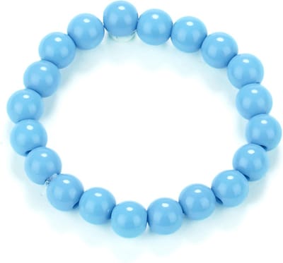 PARTYPRO - Blauwe kralen armband voor volwassenen