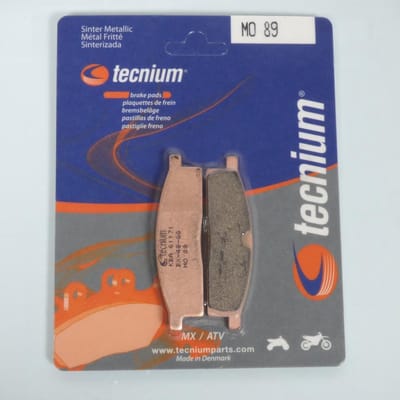 paar remblokken tecnium mo89 voor motor yamaha 80 yz 1986 tot 2001 nieuw