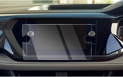 Navigatie Beschermfolie voor VW Polo AW en Taigo 2018-2026, 9H Gehard Glas, Krasbestendig, 8 Inch GPS Schermbeschermer, Auto Accessoires