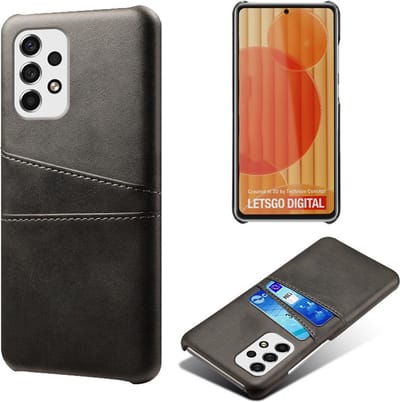Coverup Hoesje - Geschikt voor Samsung Galaxy A53 Hoesje - Coverup Dual Card Back Cover - Zwart