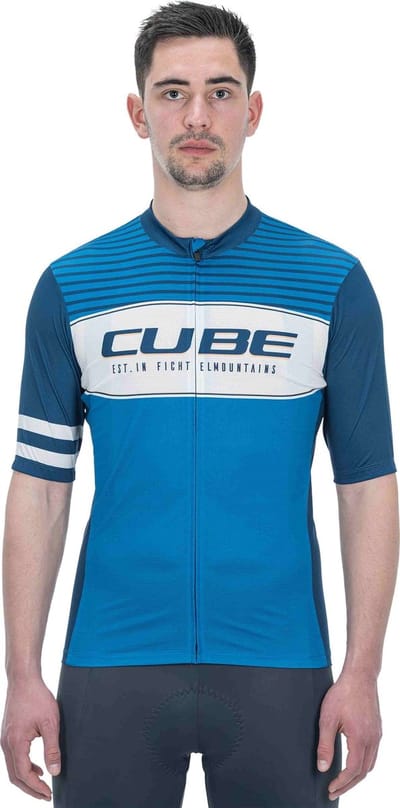 CUBE Fietsshirt BLACKLINE JERSEY CMPT S/S BLUE M