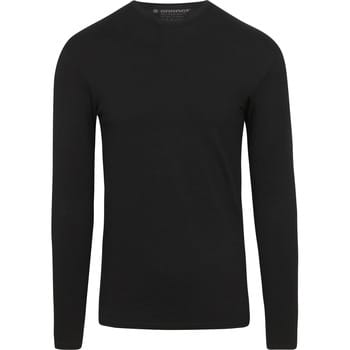Garage 208 - Bodyfit T-shirt ronde hals lange mouw zwart XXL 95% katoen 5% elastan