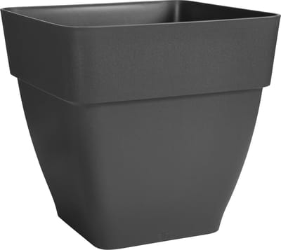 Elho Vibia Campana Vierkant 30 - Bloempot voor Buiten - Ø 28.8 x H 28.2 cm - Antraciet