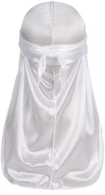 Witte durag - Witte shawl - Haarbechermer - Wit - Bandana - One size - CHPN