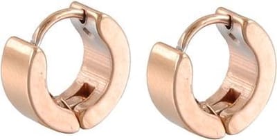 Behave - Dames oorringen - Rosékleur minimalistisch - Elegant tijdloos