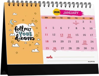 Motiverende Bureaukalender 2023 Jaarplanner voor Kantoor en Thuis