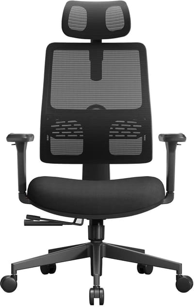 Ergonomische Bureaustoel – Comfortabele Bureaustoel – Verstelbare Stoel – Mesh Bureaustoel – Automatisch Lendesteun-Systeem – 3D Verstelbare Armleuningen - Zwart