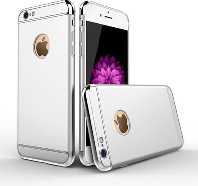 Telefoonhoesje - iPhone 6/6s - grijs - ultradunne TPU beschermhoes